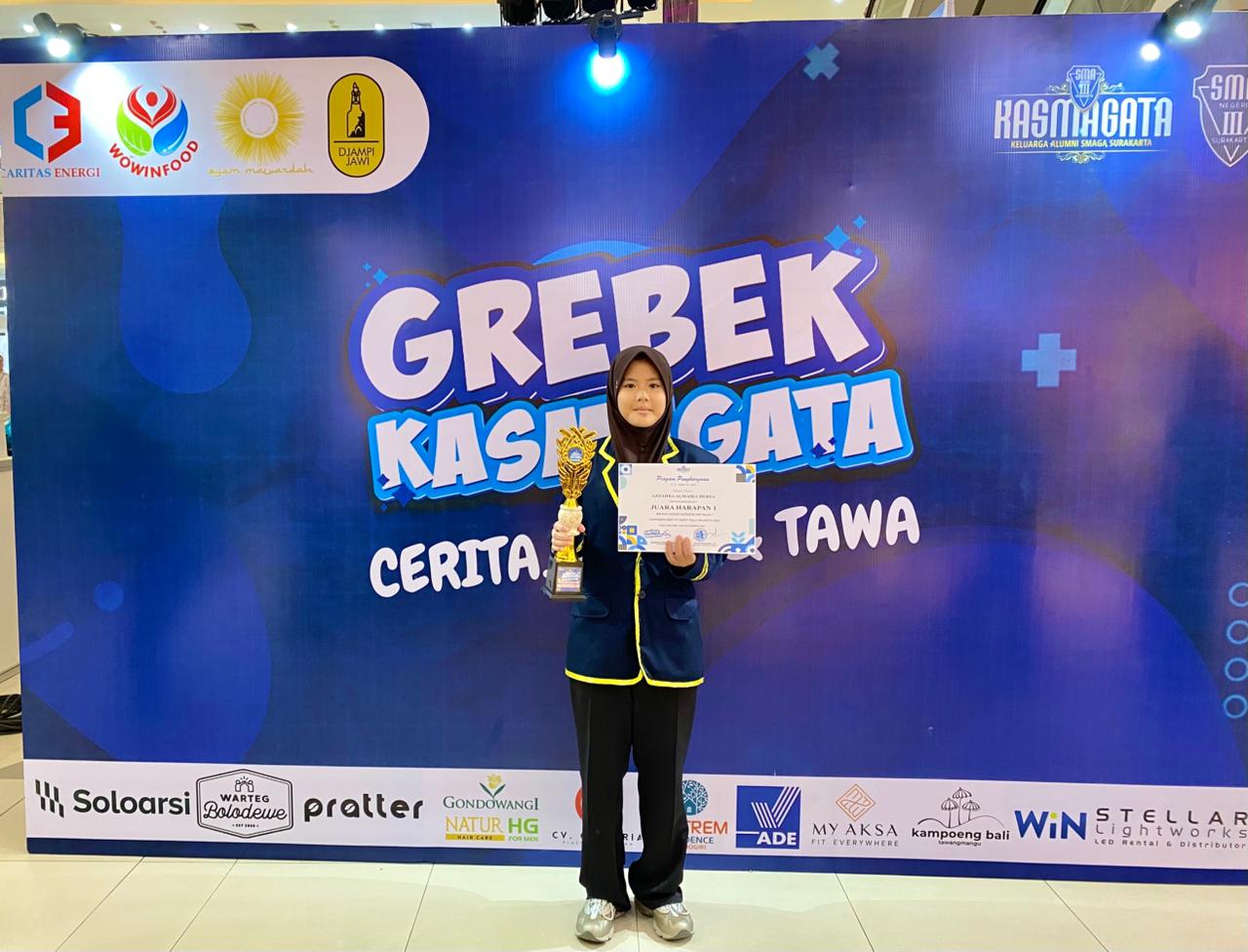 Azzahra Almaira Hersa Dulang Prestasi di Olimpiade Bahasa Inggris Grebeg Kasmagata