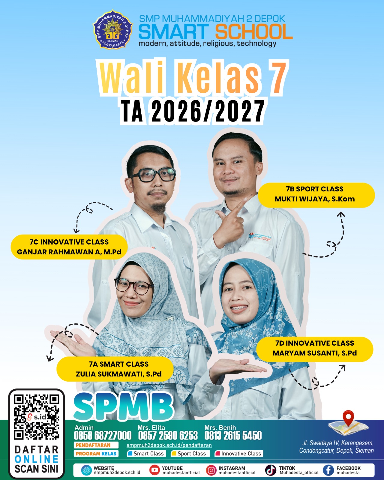Panduan Lengkap: Agenda Kegiatan Kelas VII SMP Muhammadiyah 2 Depok Tahun Ajaran 2026/2027