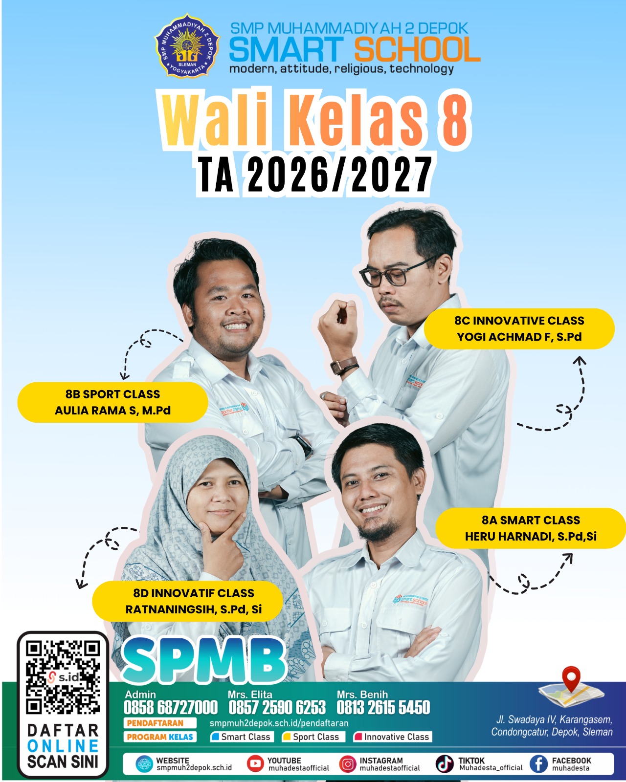 Siap Mengukir Prestasi dan Pengalaman Baru! Intip Program Kegiatan Kelas VIII SMP Muhammadiyah 2 Depok TA 2026/2027